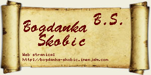 Bogdanka Škobić vizit kartica